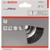 Bosch Kegelbürste Gewellter Draht 0,35 Mm 115 Mm 12500 U/min M 14 2608622101