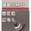 Bosch Scheibenbürste Edelstahl Gewellter Draht 70 Mm 0,3 Mm 10 Mm 4500 U/ Min 2608622121