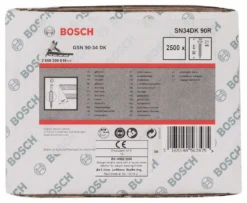 Bosch D-Kopf Streifennagel SN34DK 90R 3,1 Mm 90 Mm Blank Gerillt 2608200018