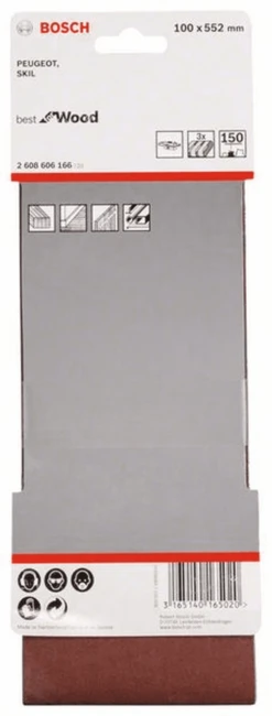 Bosch Schleifband-Set X440 Best For Wood And Paint 3-teilig 100 X 552 Mm 150 2608606166