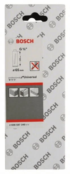 Bosch Diamanttrockenbohrkrone G 1/2" Standard For Universal 65 Mm 150 Mm 4 7 Mm 2608587340