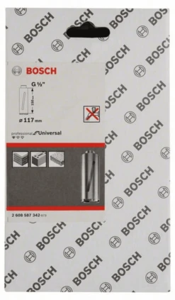 Bosch Diamanttrockenbohrkrone G 1/2" Standard For Universal 117 Mm 150 Mm 6 7 Mm 2608587342