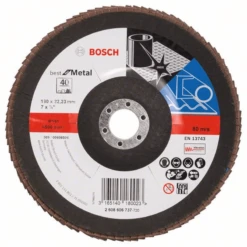 Bosch Fächerschleifscheibe X571 Best For Metal Gewinkelt 180 Mm 40 Glasgewebe 2608606737