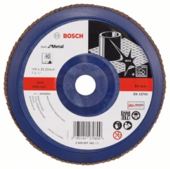 Bosch Fächerschleifscheibe X571 Best For Metal Gerade 180 Mm 40 Kunststoff 2608607342