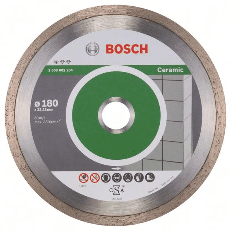 Bosch Diamanttrennscheibe Standard For Ceramic 180 X 22,23 X 1,6 X 7 Mm 1er-Pack 2608602204 2 Bosch Diamanttrennscheibe Standard For Ceramic 180 X 22,23 X 1,6 X 7 Mm 1er-Pack 2608602204 – Bild 2