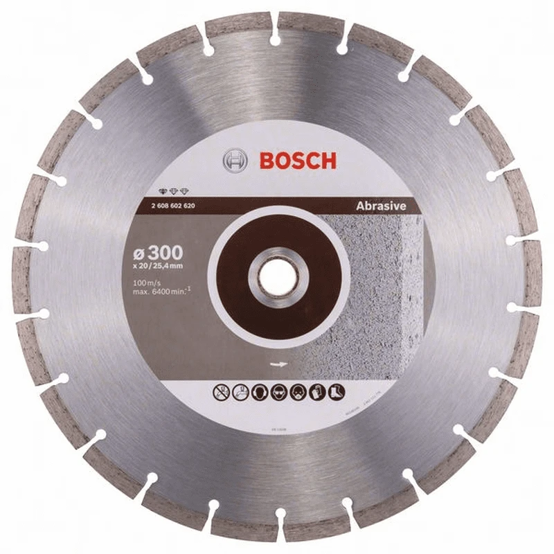 Bosch Diamanttrennscheibe Standard For Abrasive 300 X 20,00/25,40 X 2,8 X 10 Mm 2608602620 3 Bosch Diamanttrennscheibe Standard For Abrasive 300 X 20,00/25,40 X 2,8 X 10 Mm 2608602620 – Bild 3