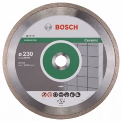 Bosch Diamanttrennscheibe Standard For Ceramic 230 X 22,23 X 1,6 X 7 Mm 1er-Pack 2608602205