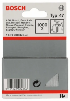Bosch Tackernagel Typ 47 1,8 X 1,27 X 23 Mm 1000er-Pack 1609200378