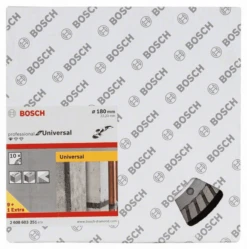 Bosch Diamanttrennscheibe Standard For Universal Turbo 180x22,23x2,5x10 Mm 10er-Pack 2608603251