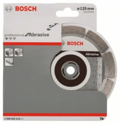 Bosch Diamanttrennscheibe Standard For Abrasive 125 X 22,23 X 6 X 7 Mm 2608602616