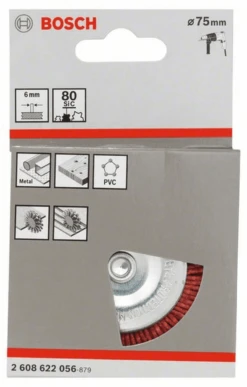 Bosch Scheibenbürste Nylon Mit Korund 75 Mm 1 Mm 8 Mm 4500 U/ Min 2608622056