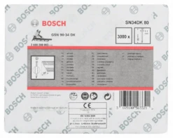 Bosch D-Kopf Streifennagel SN34DK 80 3,1 Mm 80 Mm Blank Glatt 2608200003