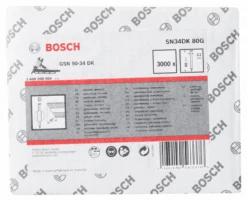 Bosch D-Kopf Streifennagel SN34DK 80G 3,1 Mm 80 Mm Verzinkt Glatt 2608200008