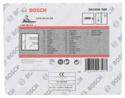 Bosch D-Kopf Streifennagel SN34DK 50R 2,8 Mm 50 Mm Blank Gerillt 2608200014