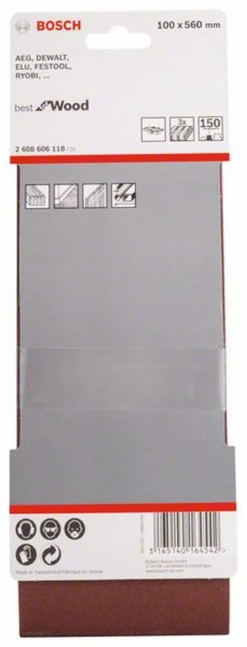 Bosch Schleifband-Set X440 Best For Wood And Paint 3-teilig 100 X 560 Mm 150 2608606118