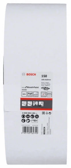 Bosch Schleifband-Set X440 Best For Wood And Paint 10-teilig 100 X 610 Mm 150 2608606138