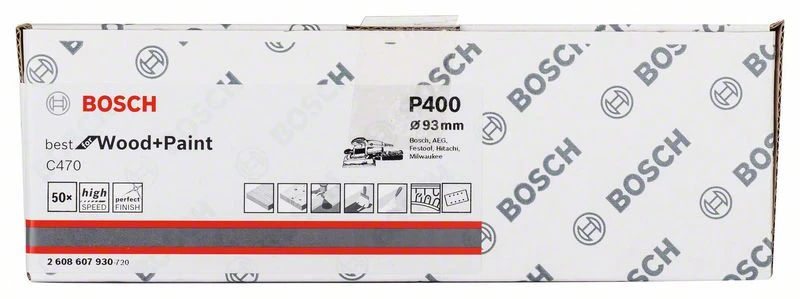 Bosch Schleifblatt C470 93 X 186 Mm 400 8 Löcher Klett 50er-Pack 2608607930 2 Bosch Schleifblatt C470 93 X 186 Mm 400 8 Löcher Klett 50er-Pack 2608607930 – Bild 2