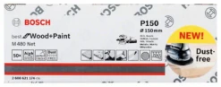 Bosch Schleifblatt M480 Net Best For Wood And Paint 150 Mm 150 50er-Pack 2608621174