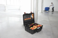 Wiha Werkzeugkoffer Basic Set L Electric 34-tlg.(Azubikoffer) - 44505 -Feintool Verkaufe Im 930070401 Werkzeugkoffer L Ausbildungskoffer 03