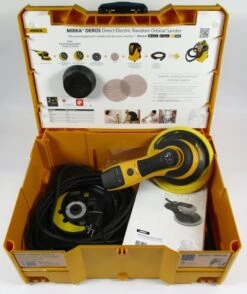 MIRKA Sauger 1025 L + Deros 5650 CV Excenter Im Case + Abranet + Handblock -Feintool Verkaufe MIRKA KIT1602WOMSG 005