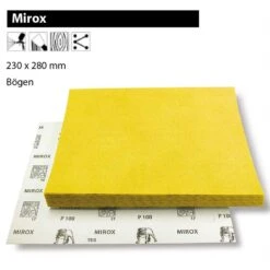 MIRKA MIROX 230x280mm Bögen Schleifpapierbogen P40 Bis P240