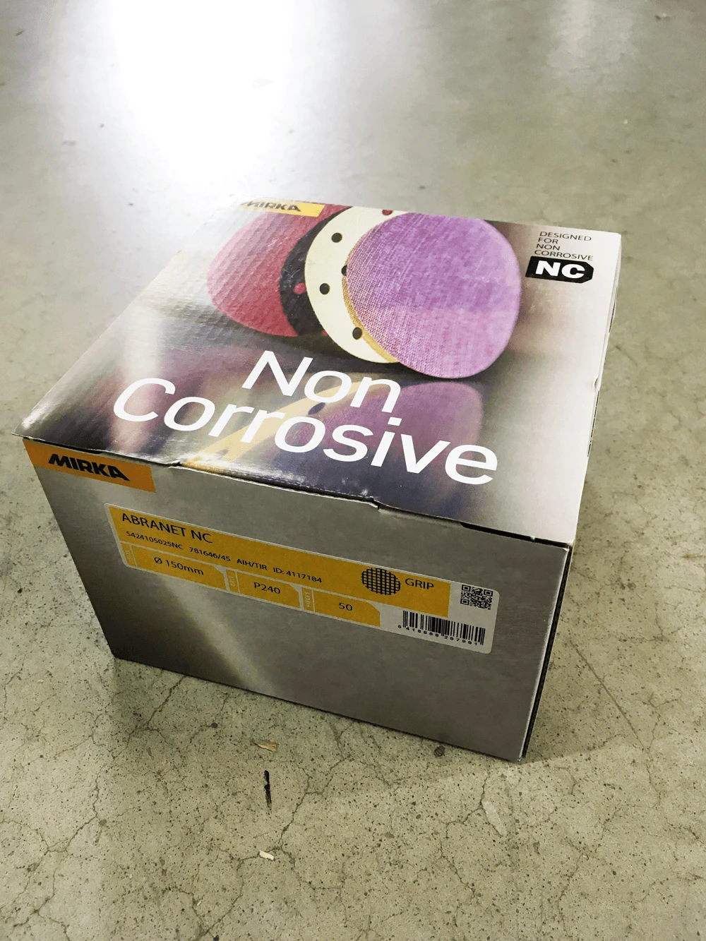 MIRKA ABRANET NC 150mm NC-Schleifmittel Gegen Korrosion 1 MIRKA ABRANET NC 150mm NC-Schleifmittel Gegen Korrosion