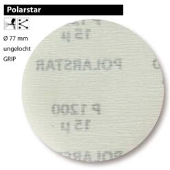 MIRKA POLARSTAR 77 Mm Scheiben Schleifscheiben Ungelocht Klett P800-P1500