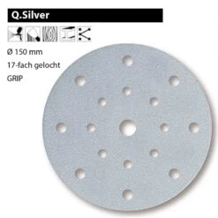 MIRKA Q.SILVER Scheiben 150 Mm Schleifscheiben 17L Klett P80-P800