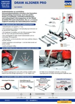 GYS Schnellausbeul-Richtausleger PRO - D69244 -Feintool Verkaufe TM 069244JhVQw3Ft8eR2M