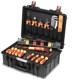 Wiha Werkzeugkoffer Basic Set L Electric 34-tlg.(Azubikoffer) - 44505