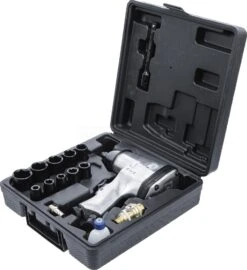 BGS DIY Druckluft-Schlagschrauber Mit Werkzeugsatz | 12,5 Mm (1/2") | 312 Nm | 16-tlg. – 3211 12 BGS DIY Druckluft-Schlagschrauber Mit Werkzeugsatz | 12,5 Mm (1/2") | 312 Nm | 16-tlg. – 3211 -Feintool Verkaufe bgs 3211 003