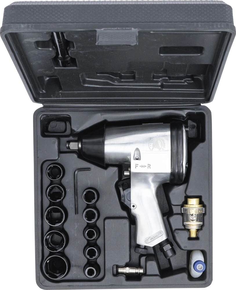 BGS DIY Druckluft-Schlagschrauber Mit Werkzeugsatz | 12,5 Mm (1/2") | 312 Nm | 16-tlg. – 3211 5 BGS DIY Druckluft-Schlagschrauber Mit Werkzeugsatz | 12,5 Mm (1/2") | 312 Nm | 16-tlg. – 3211 – Bild 5
