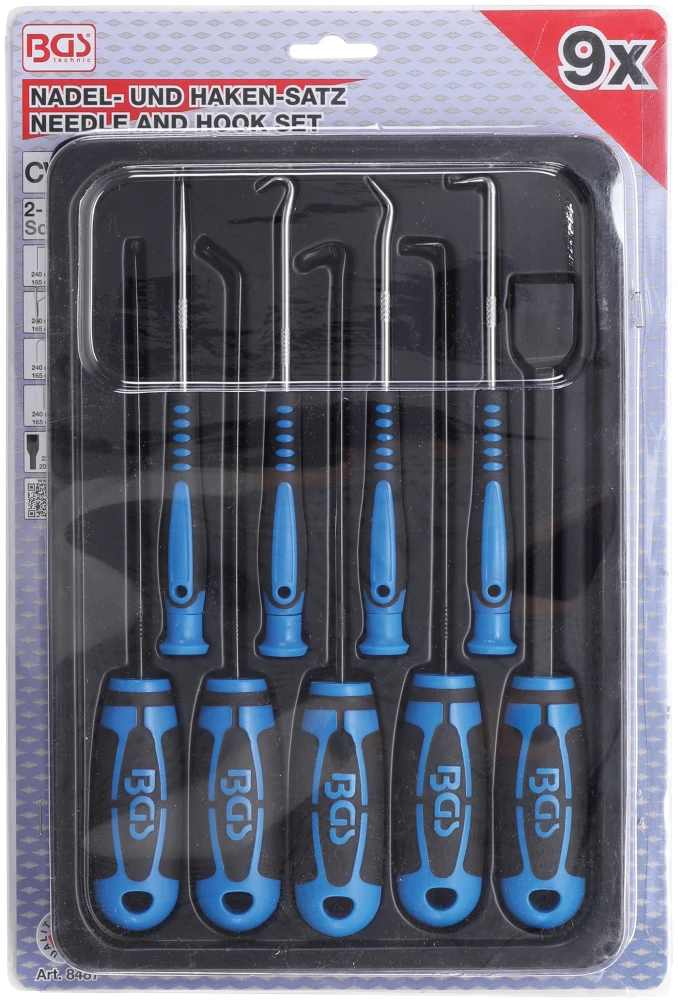 BGS Nadel-, Haken- Und Schaber-Satz | 9-tlg. – 8487 2 BGS Nadel-, Haken- Und Schaber-Satz | 9-tlg. – 8487 – Bild 2