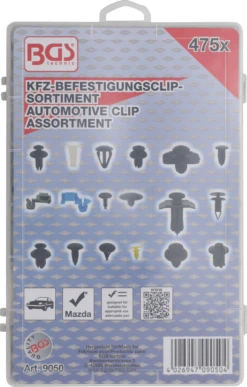 BGS Kfz-Befestigungsclip-Sortiment Für Mazda | 475-tlg. – 9050 -Feintool Verkaufe bgs 9050 009