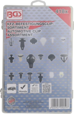 BGS Kfz-Befestigungsclip-Sortiment Für Honda | 418-tlg. – 9059 -Feintool Verkaufe bgs 9059 009