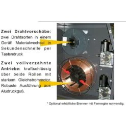 ERFI Easymatic Duo 230 MIG MAG Schweissgerät Lötgerät + Viel Zubehör -Feintool Verkaufe easymatic230duo02