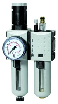 Riegler Wartungseinheit 2-tlg »FUTURA« G 1/2 Abschließbarer Regelknopf