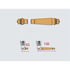 GYS JEU DE 2 ALLONGES G4-SA - 064478