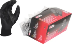 KS Tools Mikro-Feinstrickhandschuhe-schwarz, 9, 12 Paar - 310.0470 -Feintool Verkaufe kstools 310 0470 003