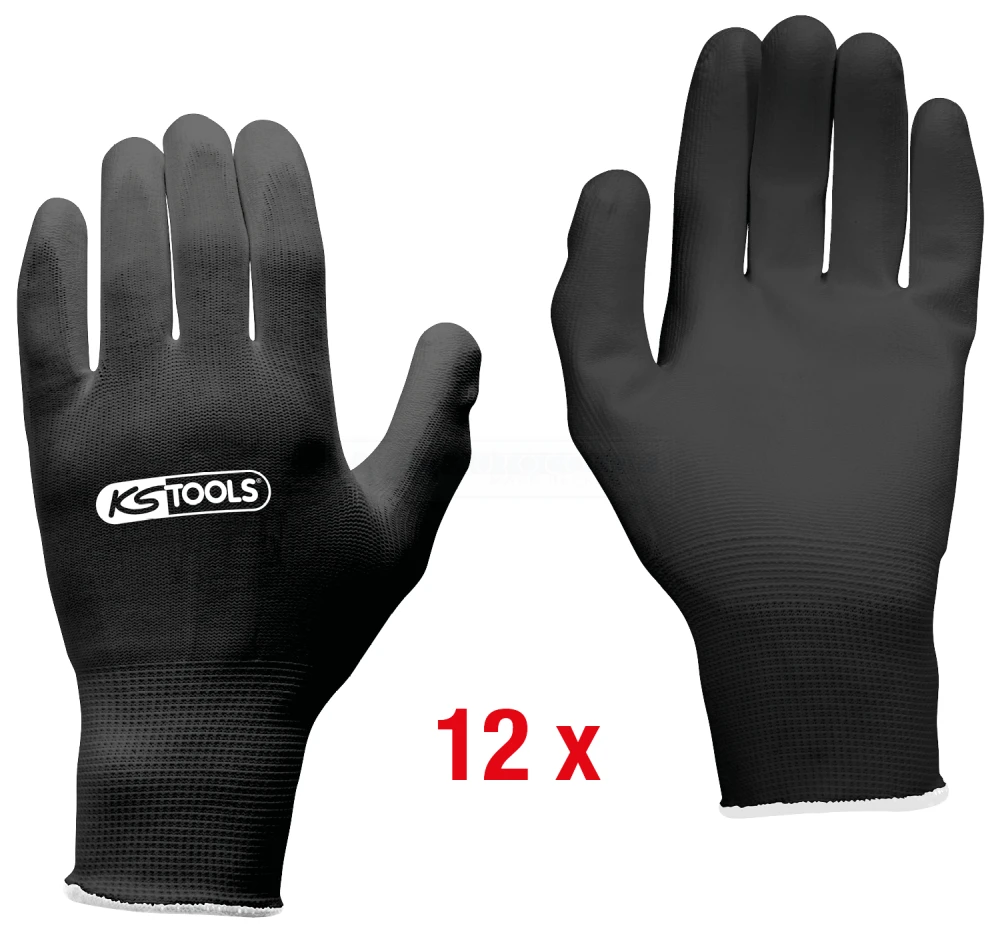 KS Tools Mikro-Feinstrickhandschuhe, Schwarz, 10, 12 Paar - 310.0475 2 KS Tools Mikro-Feinstrickhandschuhe, Schwarz, 10, 12 Paar - 310.0475 – Bild 2