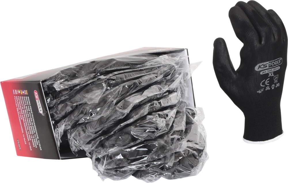 KS Tools Mikro-Feinstrickhandschuhe, Schwarz, 10, 12 Paar - 310.0475 5 KS Tools Mikro-Feinstrickhandschuhe, Schwarz, 10, 12 Paar - 310.0475 – Bild 5