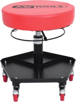 KS Tools Fahrbarer Und Höhenverstellbarer Hocker - 500.8030