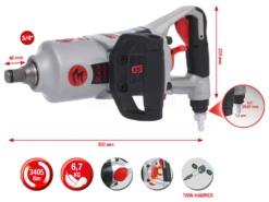 KS Tools 3/4" SuperMONSTER Hochleistungs-Druckluft-Schlagschrauber, 3405Nm - 515.3250 -Feintool Verkaufe kstools 515 3250 002