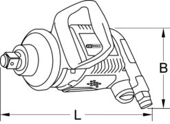 KS Tools 3/4" SuperMONSTER Hochleistungs-Druckluft-Schlagschrauber, 3405Nm - 515.3250 -Feintool Verkaufe kstools 515 3250 009