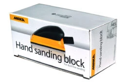 MIRKA Handblock 70 X 125 Mm 13-Loch Klett Gelb + 30x Abranet P80 P120 P180 -Feintool Verkaufe pack 8391400111 001 2