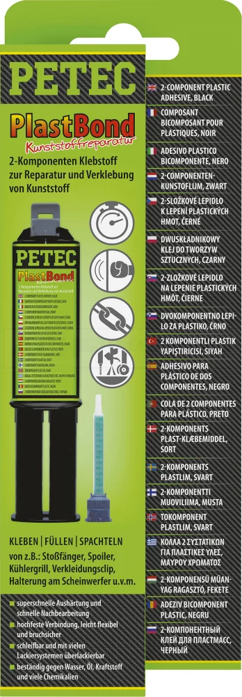 PETEC PlastBond Kunststoffreparatur Schwarz 24ml - 98325 2 PETEC PlastBond Kunststoffreparatur Schwarz 24ml - 98325 – Bild 2