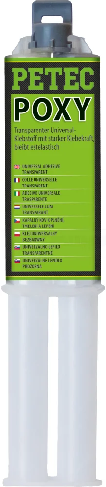 PETEC POXY Transparenter 2K Universal-Klebstoff 24ml - 98425