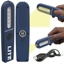 SCANGRIP STICK LITE S Flache LED Akku Arbeitsleuchte Akkulampe Magnet 03.5638