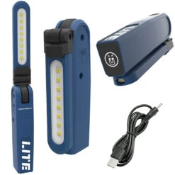 SCANGRIP THIN LITE Flache LED Akku Arbeitsleuchte Magnet Knicklampe 03.5644