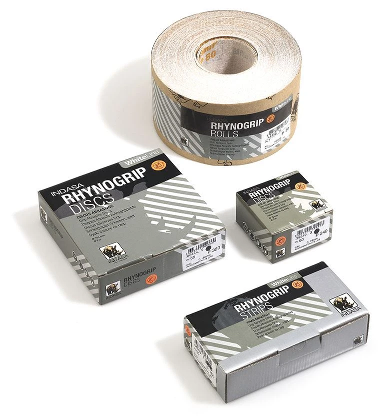 INDASA Klett Schleifscheiben WHITE LINE Ø 125mm 8+1 FH Loch 50 Stück P40 - P600 3 INDASA Klett Schleifscheiben WHITE LINE Ø 125mm 8+1 FH Loch 50 Stück P40 - P600 – Bild 3